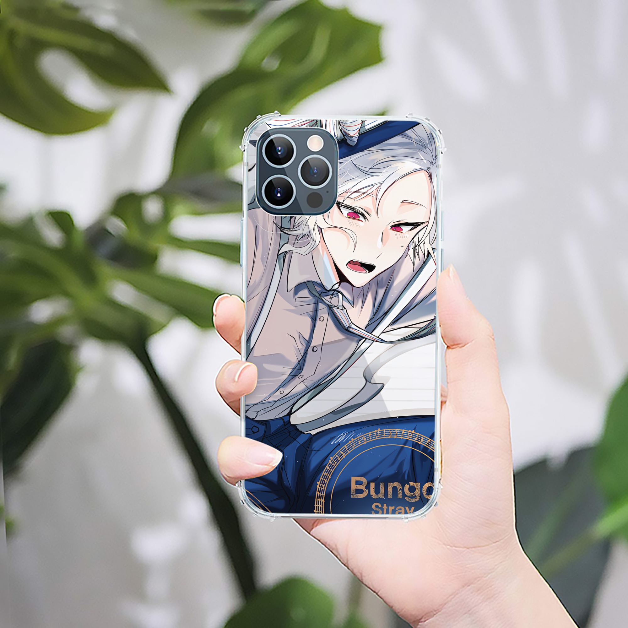 （画像用） 文豪ストレイドッグス Bungo Stray Dogs 【iPhone 12シリーズ対応】透明スマホケース（クリアソフトケース）